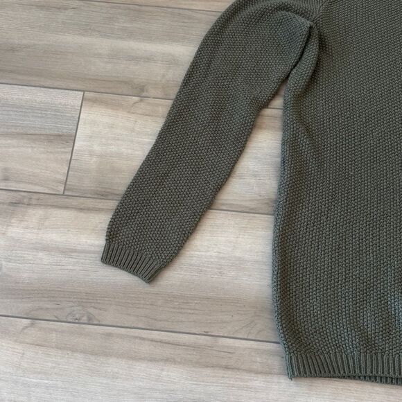 H&M Divided Pullover Olive Green Sweater Medium - Picture 4 of 7